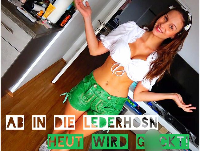 MaryWet Porno Video: Ab in die Lederhosn
