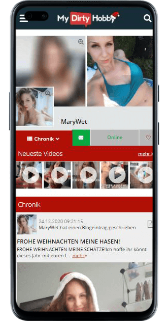 Mary Wet bei MyDirtyHobby